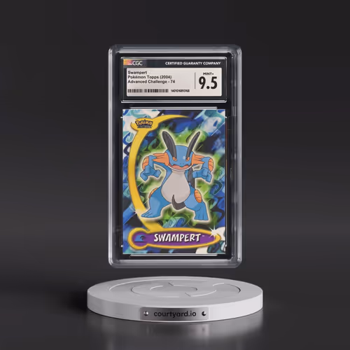 2004 Advanced Challenge #74 Swampert (CGC 9.5 MINT+)