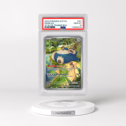 2023 Pokémon Svp EN-SV Black Star Promo #051 Snorlax - 151 Elite Trainer Box (PSA 10 GEM MINT)
