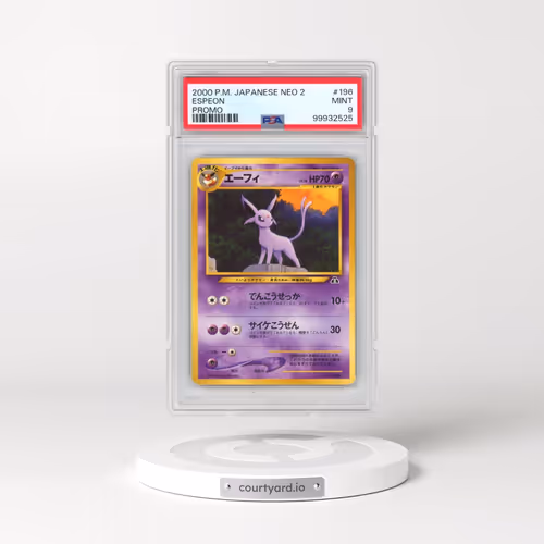 2000 Pokémon Neo 2 Promo #196 Espeon - Promo (PSA 9 MINT)