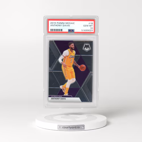 2019 Panini Mosaic #18 Anthony Davis (PSA 10 GEM MINT)