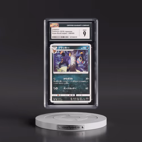2018 Super-Burst Impact #058/095 Umbreon (CGC 9 MINT)