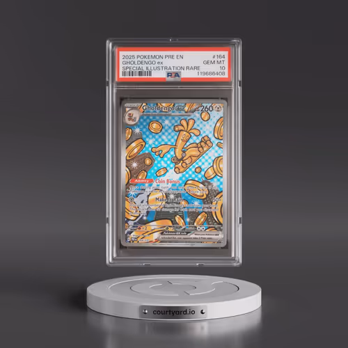 2025 Pokémon Pre EN-Prismatic Evolutions #164 Gholdengo EX - Holo Special Illustration Rare (PSA 10