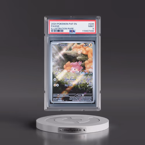 2024 Pokémon Paf EN-Paldean Fates #226 Pawmi - Illustration Rare (PSA 9 MINT)