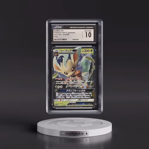 2017 Ultra Sun #012/066 Leafeon GX - Holo (CGC 10 GEM MINT)