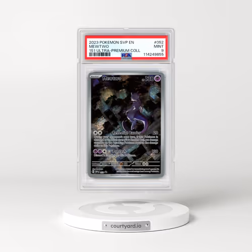2023 Pokémon Svp EN-SV Black Star Promo #052 Mewtwo - 151 Ultra-Premium Collection (PSA 9 MINT)