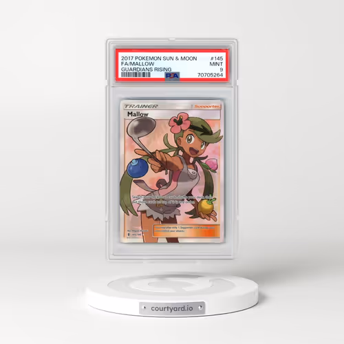 2017 Pokémon Sun & Moon Guardians Rising #145 Mallow - Full Art (PSA 9 MINT)