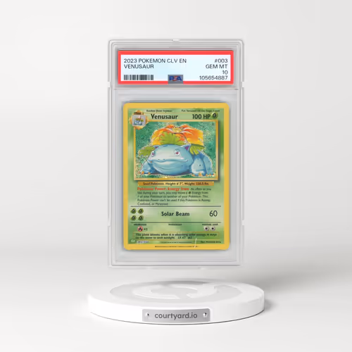 2023 Pokémon CLV-Trading Card Game Classic Venusaur & Lugia EX Deck #003 Venusaur (PSA 10 GEM MINT)