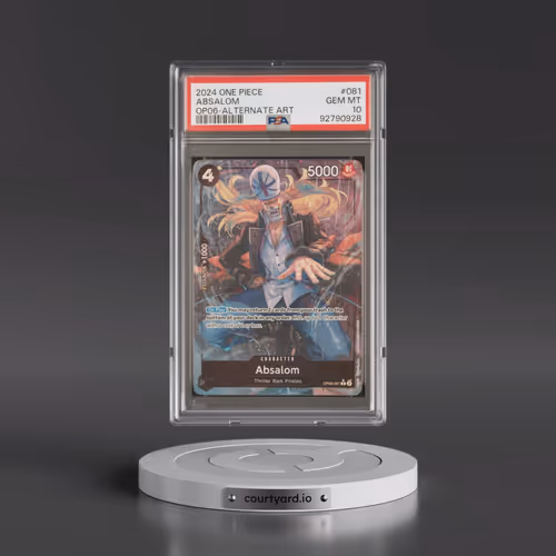 2024 One Piece OP06-Wings of the Captain #081 Absalom - Alternate Art (PSA 10 GEM MINT)
