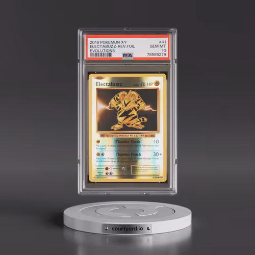 2016 Pokémon XY Evolutions #41 Electabuzz - Reverse Foil (PSA 10 GEM MINT)