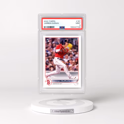2022 Topps #187 Jarren Duran (PSA 9 MINT)