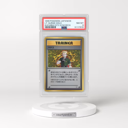1998 Pokémon Kuchiba City Gym Deck LT. Surge - Holo (PSA 8 NM-MT)