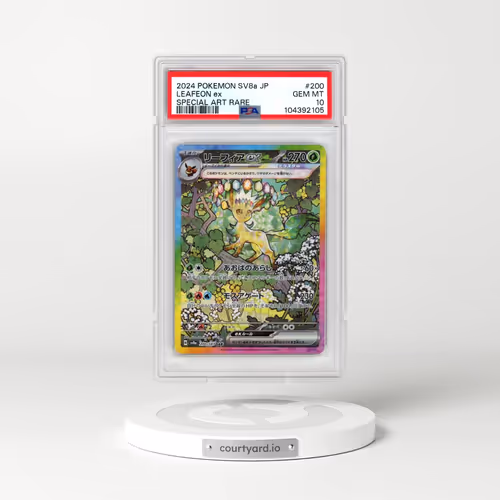 2024 Pokémon Sv8a-Terastal Fest EX #200 Leafeon EX - Holo Special Art Rare (PSA 10 GEM MINT)