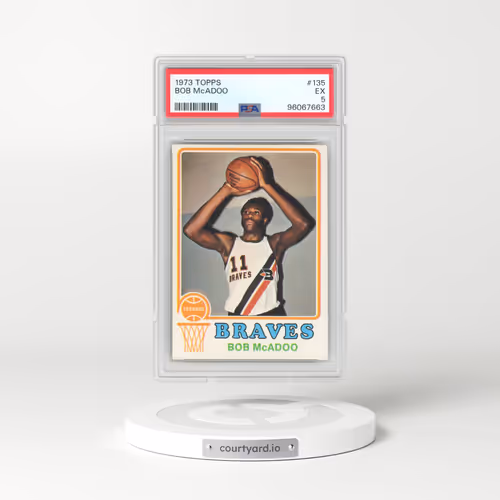 1973 Topps #135 Bob McAdoo (PSA 5 EX)