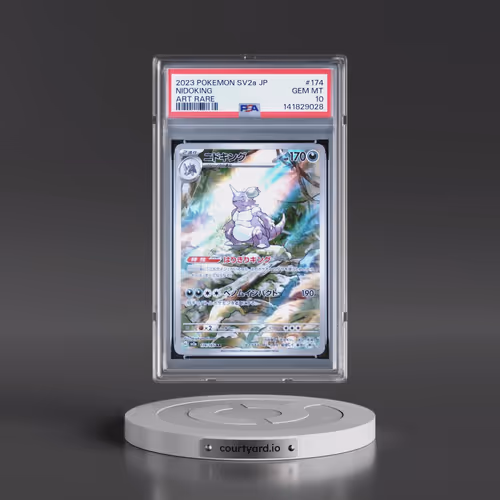 2023 Pokémon Sv2a-Pokémon 151 #174 Nidoking - Art Rare (PSA 10 GEM MINT)
