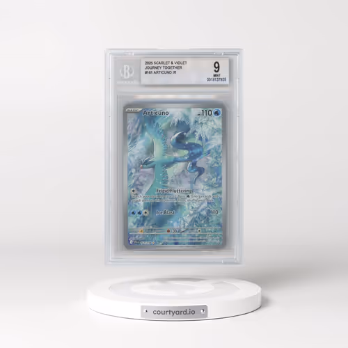 2025 Pokémon Jtg EN-Journey Together #161 Articuno - Illustration Rare (BGS 9 MINT)