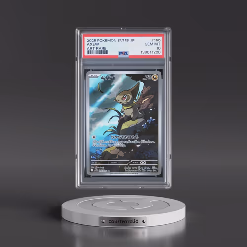 2025 Pokémon Sv11b-Black Bolt #150 Axew - Art Rare (PSA 10 GEM MINT)