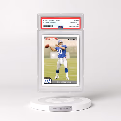 2004 Topps Total #350 Eli Manning (PSA 10 GEM MINT)