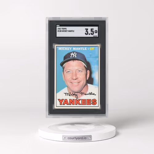 1967 Topps #150 Mickey Mantle (SGC 3.5 VG+)
