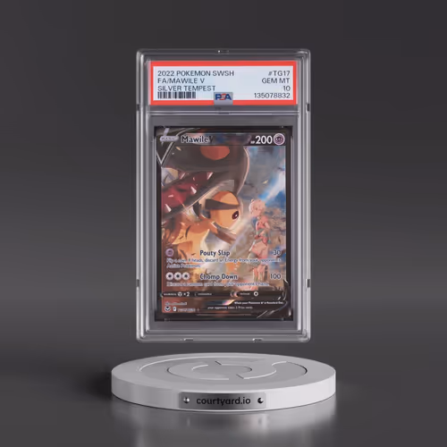 2022 Pokémon Sword & Shield Silver Tempest #TG17 Mawile V - Holo Full Art (PSA 10 GEM MINT)