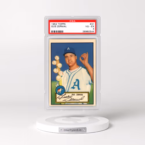 1952 Topps #31 Gus Zernial (PSA 4 VG-EX)