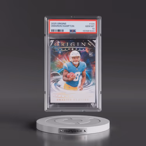 2025 Panini Origins #134 Omarion Hampton (PSA 10 GEM MINT)