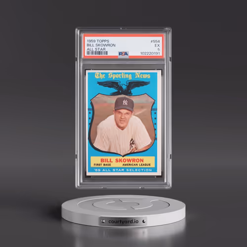 1959 Topps #554 Bill Skowron - All Star (PSA 5 EX)
