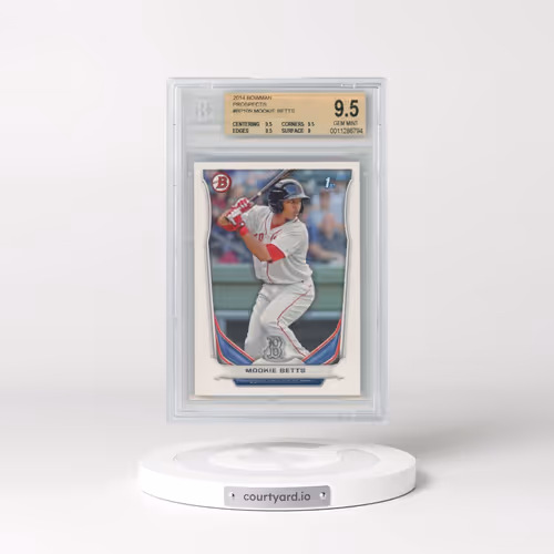 2014 Bowman Prospects #BP109 Mookie Betts (BGS 9.5 GEM MINT)