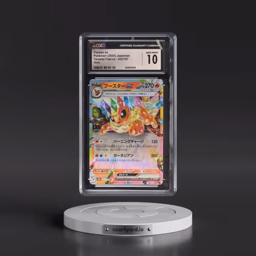 2024 Pokémon Sv8a-Terastal Fest EX #022 Flareon EX - Holo (CGC 10 GEM MINT)
