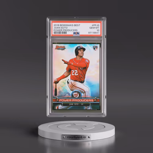 2018 Bowman's Best Power Producers #PPJS Juan Soto (PSA 10 GEM MINT)