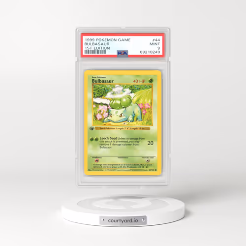 1999 Base Set #44 Bulbasaur - 1st Edition 1st Edition (PSA 9 MINT)