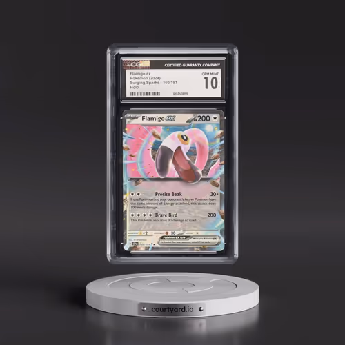 2024 Surging Sparks - SSP EN #160/191 Flamigo ex - Holo (CGC 10 GEM MINT)