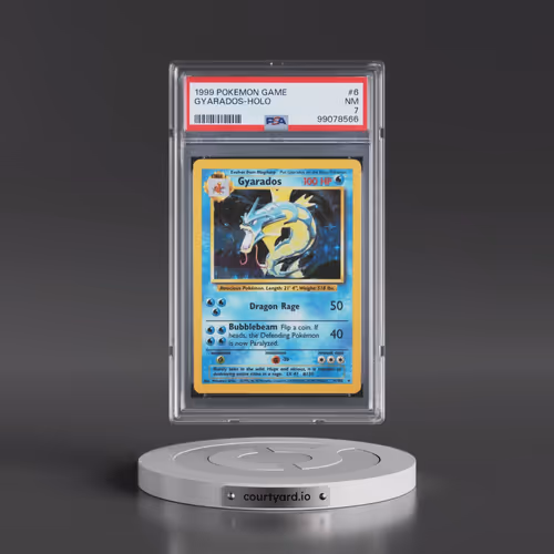 1999 Pokémon Game #6 Gyarados - Holo (PSA 7 NM)