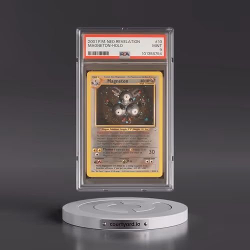 2001 Pokémon Neo Revelation #10 Magneton - Holo (PSA 9 MINT)