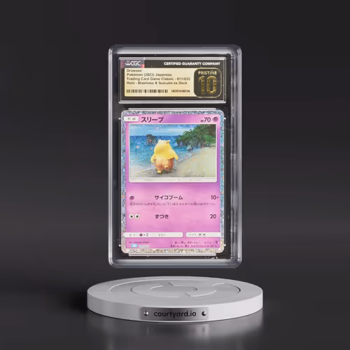2023 Trading Card Game Classic - CLF, CLL, CLK #011/032 Drowzee - Blastoise & Suicune ex Deck -
