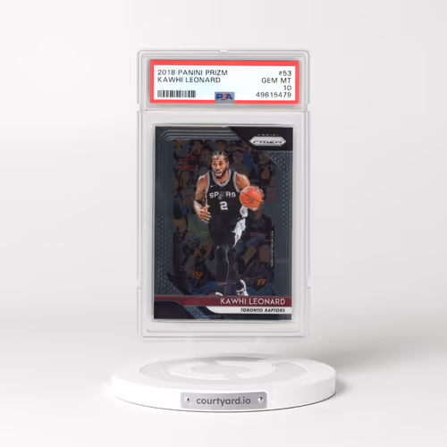 2018 Panini Prizm #53 Kawhi Leonard (PSA 10 GEM MINT)