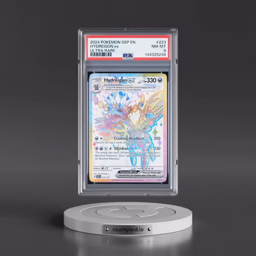 2024 Pokémon Ssp EN-Surging Sparks #223 Hydreigon EX - Holo Ultra Rare (PSA 8 NM-MT)