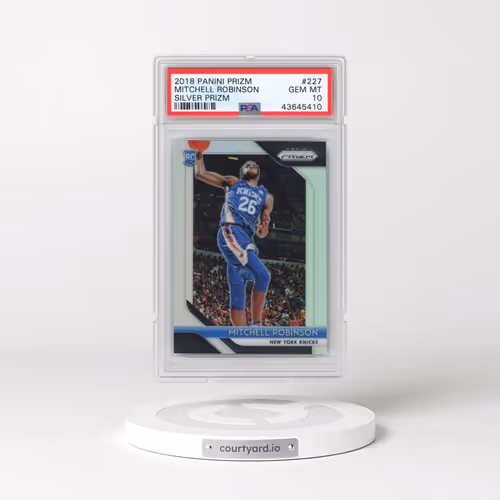 2018 Panini Prizm #227 Mitchell Robinson - Silver Prizm (PSA 10 GEM MINT)