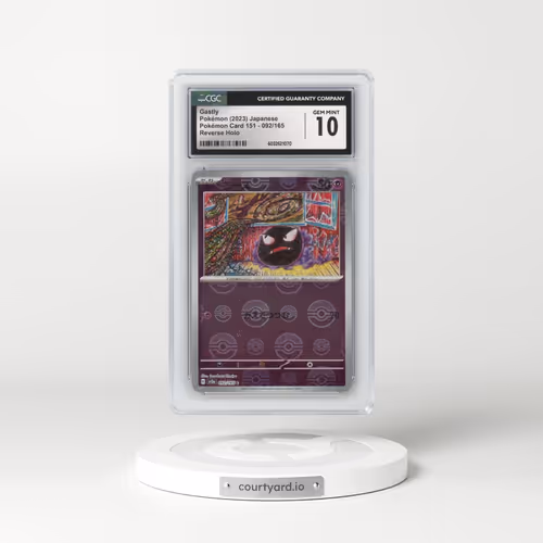 2023 Pokémon Card 151 #092/165 Gastly - Reverse Holo Poké Ball (CGC 10 GEM MINT)