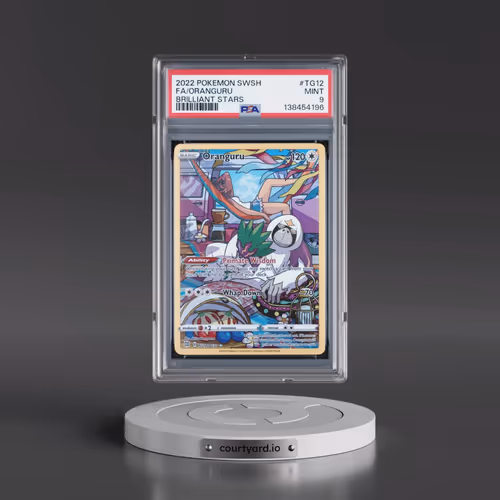 2022 Pokémon Sword & Shield Brilliant Stars #TG12 Oranguru - Full Art (PSA 9 MINT)