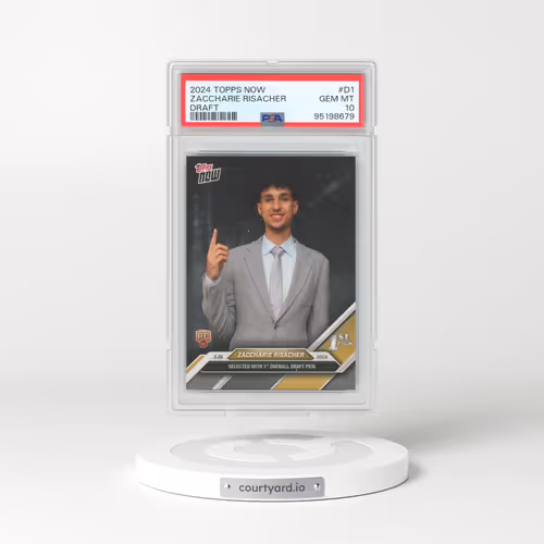 2024 Topps Now Draft #D1 Zaccharie Risacher (PSA 10 GEM MINT)