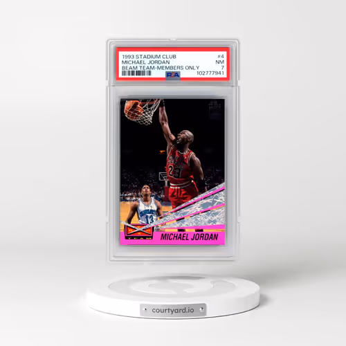 1993 Stadium Club Beam Team #4 Michael Jordan - Members Only (PSA 7 NM)