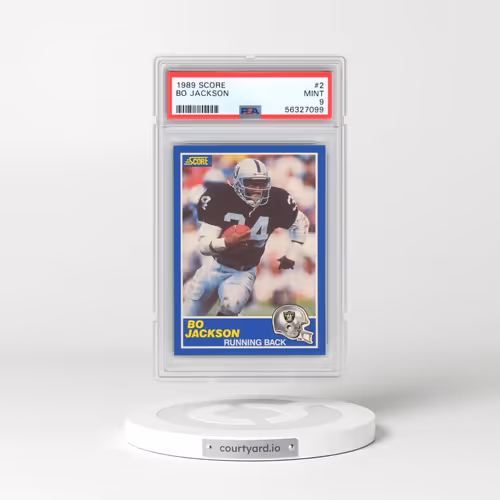 1989 Score #2 Bo Jackson (PSA 9 MINT)
