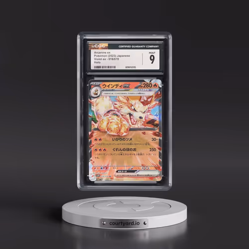 2023 Violet ex #016/078 Arcanine ex - Holo (CGC 9 MINT)
