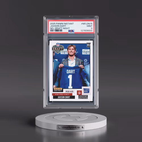 2025 Panini Instant NFL Draft Night #NFLDN15 Jaxson Dart (PSA 9 MINT)