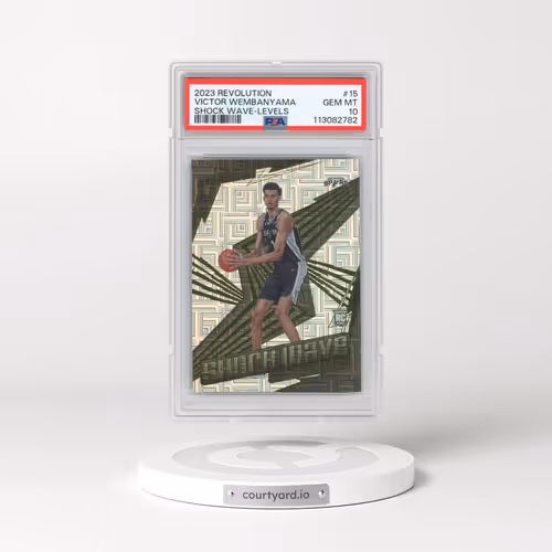 2023 Panini Revolution Shock Wave #15 Victor Wembanyama - Levels (PSA 10 GEM MINT)