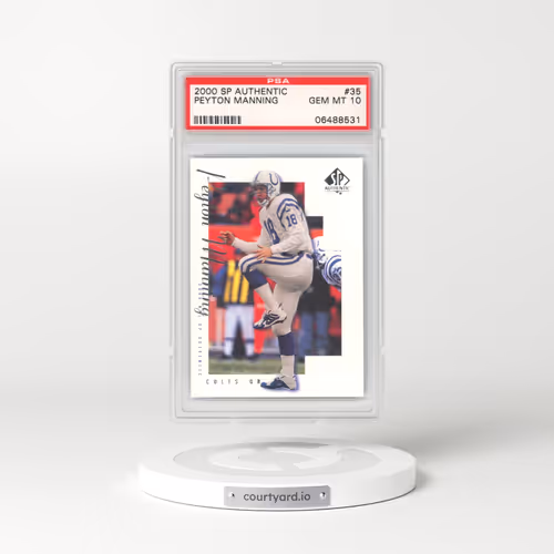 2000 SP Authentic #35 Peyton Manning (PSA 10 GEM MINT)