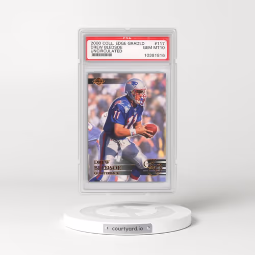 2000 Collector's Edge Graded #117 Drew Bledsoe - Uncirculated (PSA 10 GEM MINT)