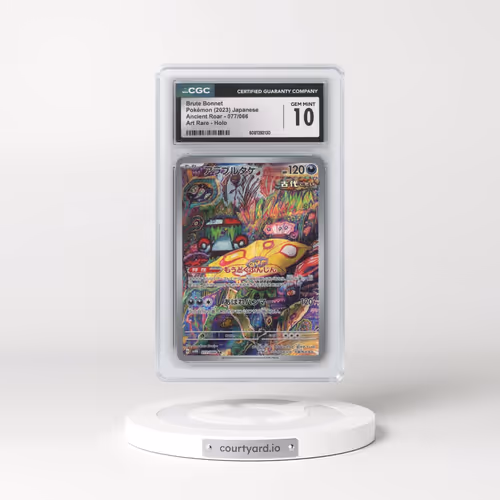 2023 Pokémon Sv4k-Ancient Roar #077 Brute Bonnet - Art Rare (CGC 10 GEM MINT)