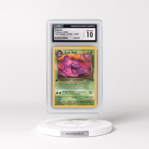 2000 Team Rocket #41/82 Dark Muk - 1st Edition 1st Edition (CGC 10 GEM MINT)