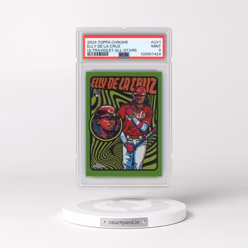 2024 Topps Chrome Ultraviolet All-Stars #UV1 Elly de La Cruz (PSA 9 MINT)